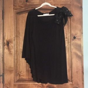 Valentino T-Shirt Couture Black Dress